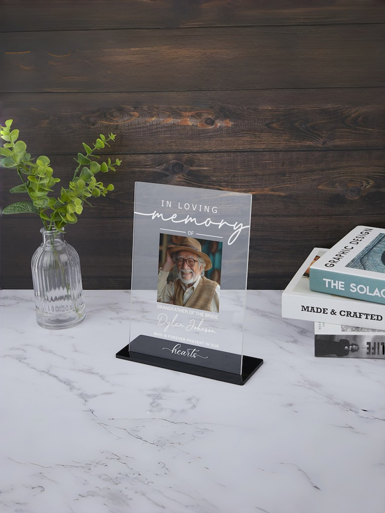 Heartfelt Memorial Custom Gifts Commemorative Acrylic Memorial and Condolence Gifts